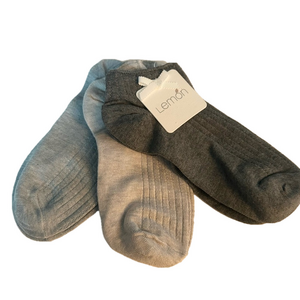 COPY - Lemon Woman’s 3 Pack Silk Touch Low-cut Socks Sock Size One Size NEW